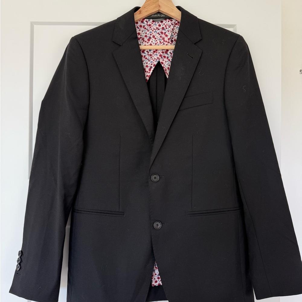 Indochino Black Men's Blazer